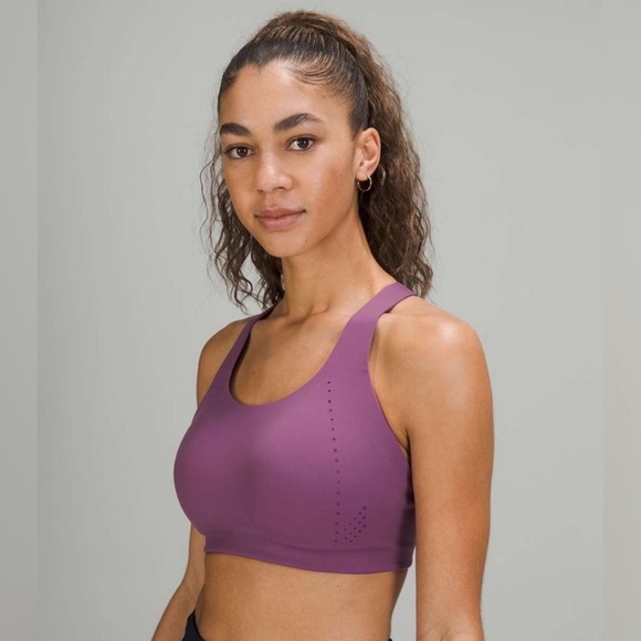 Lululemon AirSupport Bra High Support C–DDD Cups Vintage Plum / Vivid Plum - Picture 1 of 10